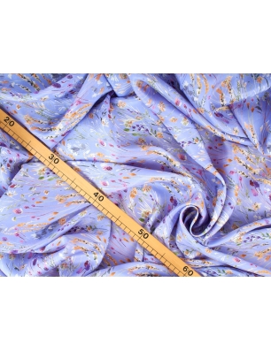 Tkanina jedwabna - Delikatna łąka