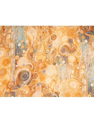 Tkanina jedwabna - Klimt - szyfon