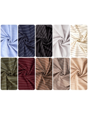 Lyocell Fabric - Stripes Bottone - colors