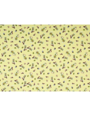 Cotton for jacket - double weave - Cookies