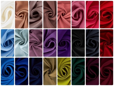 Tessuto Cady - gamma di colori