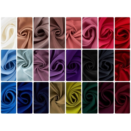 Tissu Cady - Tessuto - gamme de couleurs