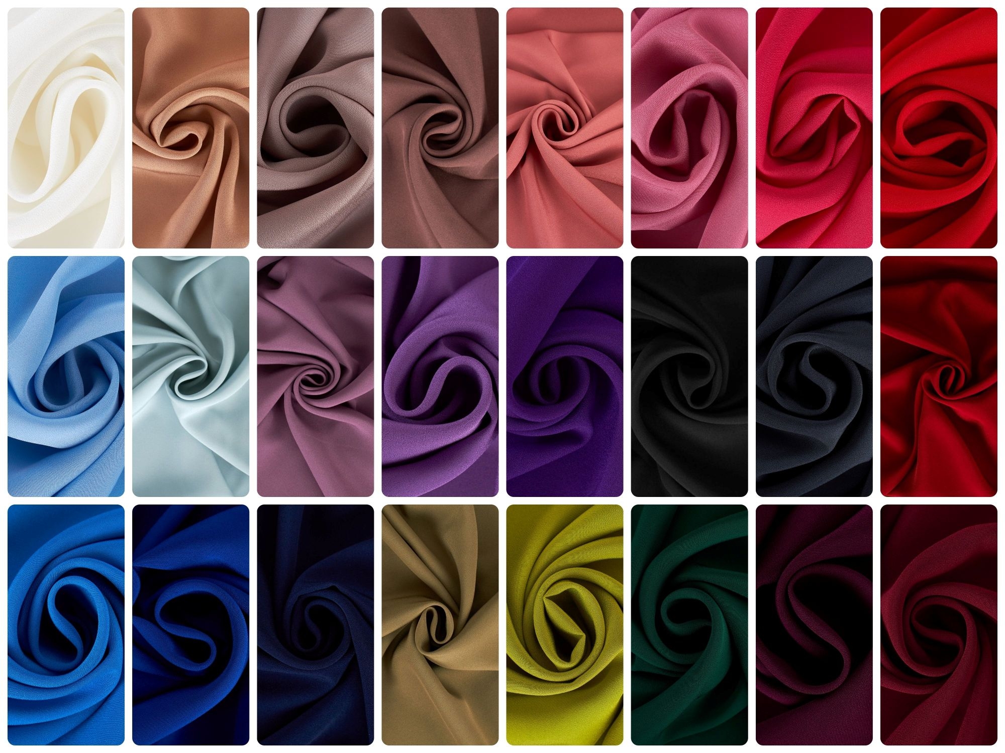 Cady-stof - Stoffen - kleurenpalet