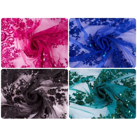 Ήλιος λάμψη γιπίρα κεντημένη - 4 χρώματα