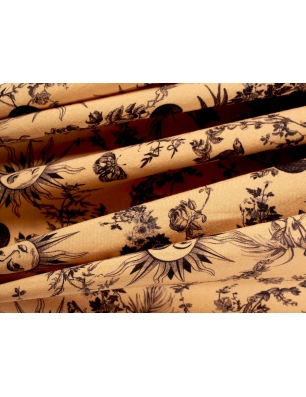 Dior-style wool dress fabric