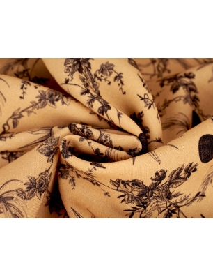 Dior-style wool dress fabric