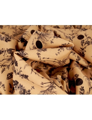 Dior-style wool dress fabric