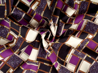 Klädtyg i ull i Louis Vuitton-stil
