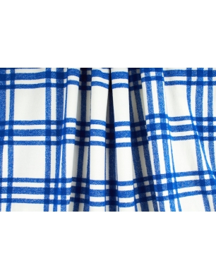 Burberry-tyylinen ruudullinen takkikangas