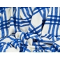 Fabric for a checkered coat in Burberry style. Fabric for a checkered coat in Burberry style.
