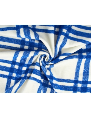 Burberry stílusú kockás kabát anyag.