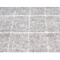 Wool flannel fabric - gray delicate checkered pattern