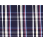 Tissu en denim coton - grand carreau