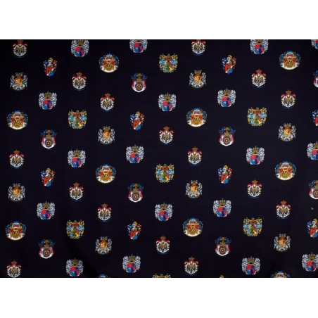 Puuvillaneulos elastaanilla - Dolce&Gabbana-tyylinen kuvio.