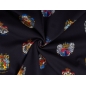 Malha de algodão com elastano - padrão no estilo Dolce&Gabbana