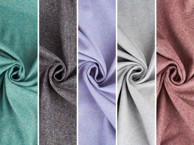 Tkanina Wełna LanaSeta - gama kolorów