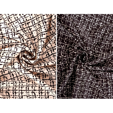 Tissu Viscose Raso Foxy - La tresse - couleurs