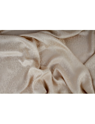 Jacquard jurkstof viscose panterprint