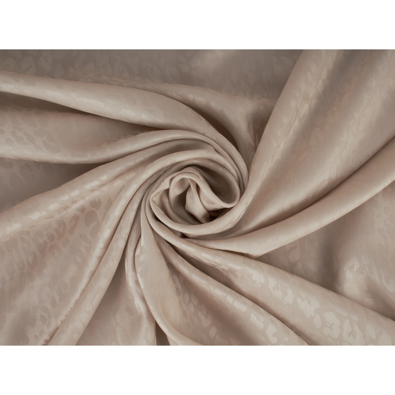 Viscose voor een jurk - panter jacquard