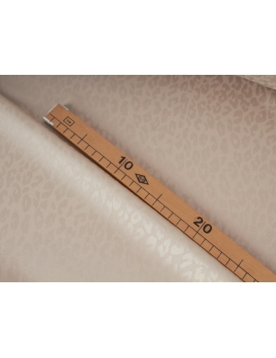 Jacquard jurkstof viscose panterprint
