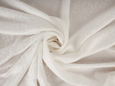 Viskos för klänning - pantermönster jacquard
