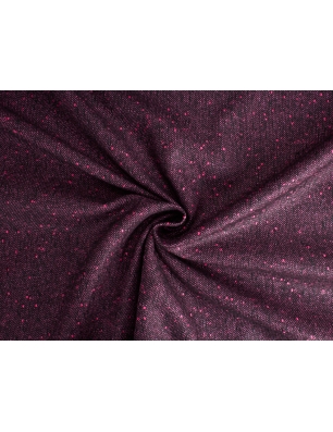 Tkanina garniturowa wełniana - Różowy tweed