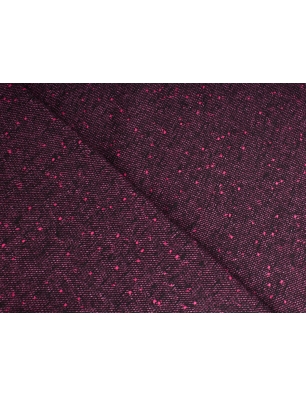 Tweed Tecido de fato de lã - rosa