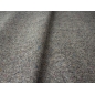 Wollstoff mit Seide - grauer Tweed im McQueen-Stil