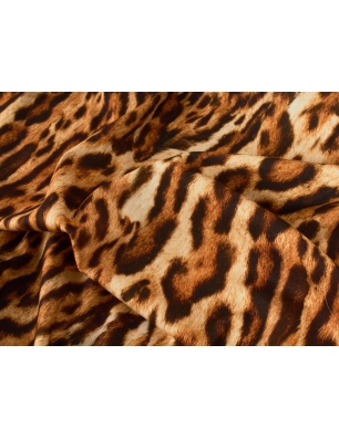 Bavlněná látka s leopardím vzorem