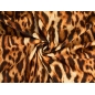 Cotton fabric in leopard print