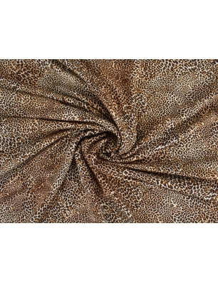 Jersey di viscosa - micro fantasia pantera