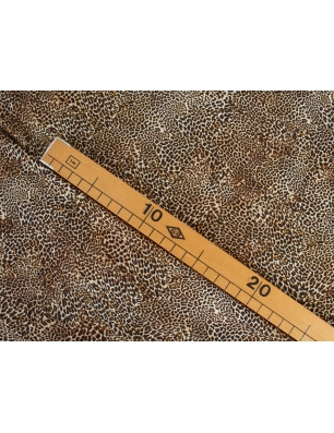 Jersey di viscosa - micro fantasia pantera