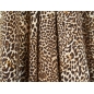 Viscose knit fabric - small panther pattern