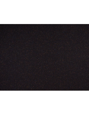 Tecido para fato de lã com seda - tweed preto no estilo McQueena