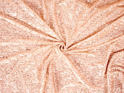 Paillettes su tulle elastico