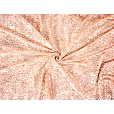 Paillettes su tulle elastico