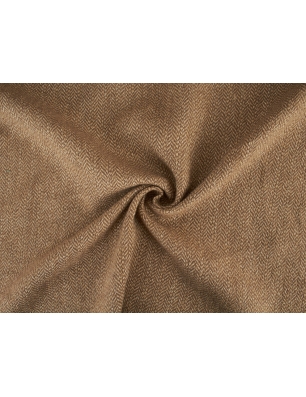 Lino con seta - zigzag naturale