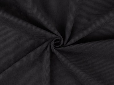 Côtelé classique à deux raies - noir
