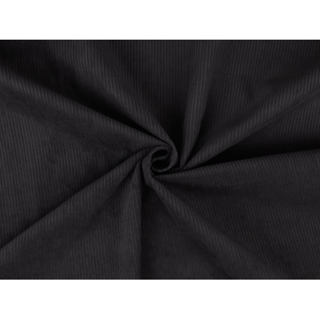Classic two-rib corduroy - black