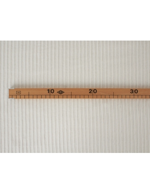 Coarse elastic two-rib corduroy - cream