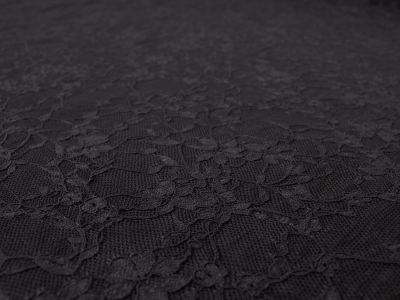 Black French lace