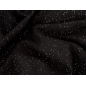 Material para trajes: lana negra y lentejuelas