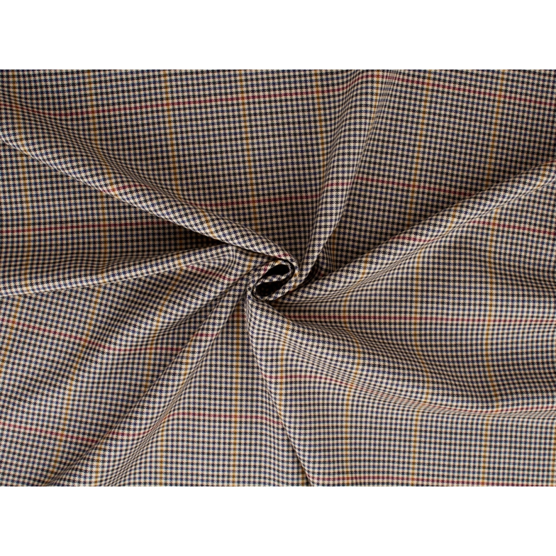 Wolstof voor een blazer met ruitpatroon