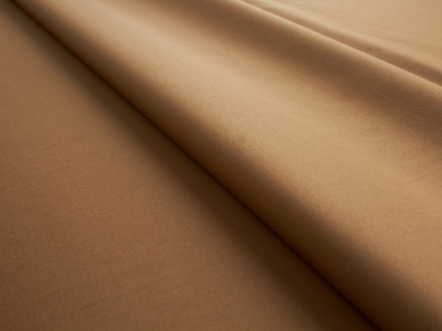 Tissu en laine avec de l’élasthanne - brun caramel