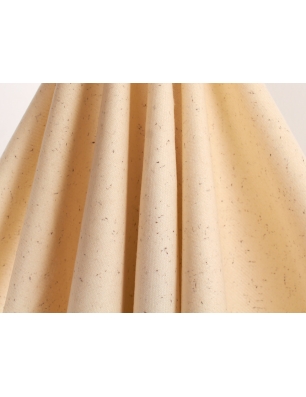 Ecru wool diagonal twill like raw wool
