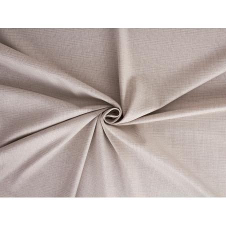 Tecido de viscose com elastano - risca clara em padrão xadrez