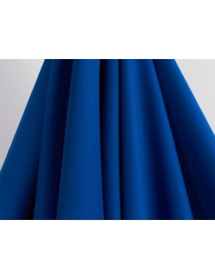 Coat fabric Loro Piana wool - intense blue
