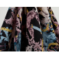Silk fabric with an animal pattern in the style of Hermes