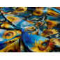 Sarga de seda con elastano - Girasoles de Van Gogh