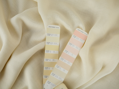 Muslin-Wollstoff – Ecru-Gaze